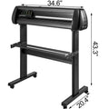Ploter tnący winylowy 28” / 34” / 53” – manualny ploter roboczy do folii i termotransferu