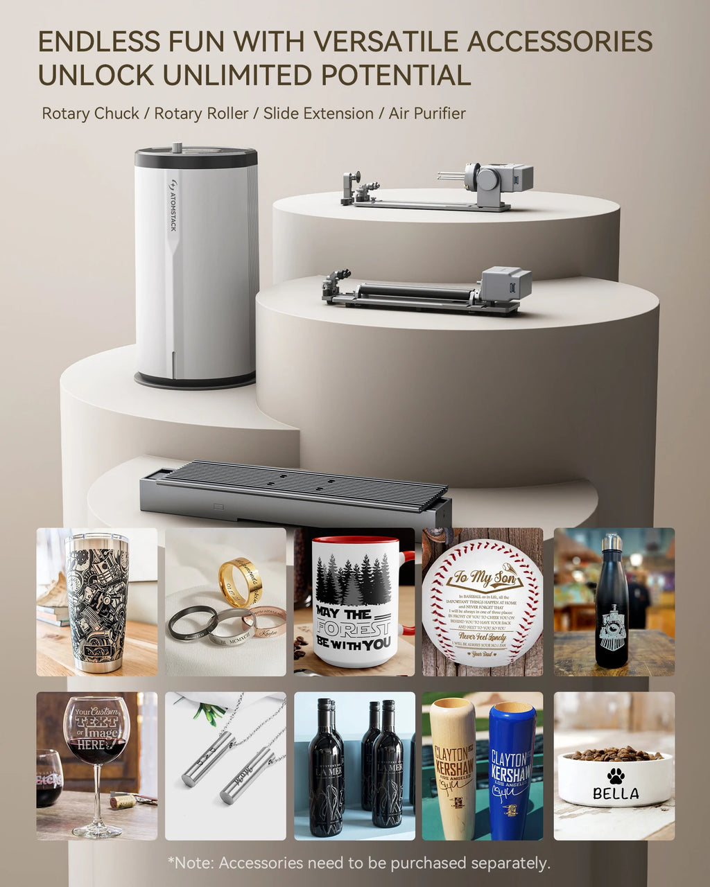 Kompaktowy grawer laserowy Atomstack P1 – zamknięty laser 5W do precyzyjnej personalizacji